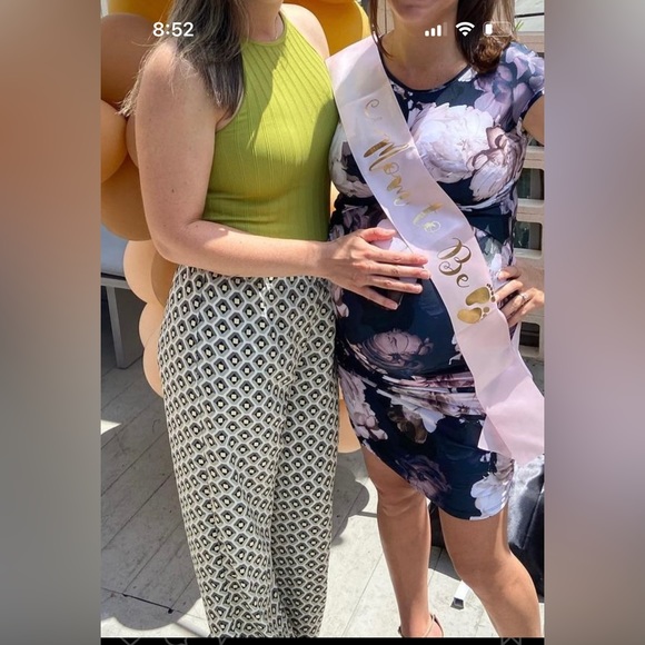 Wide Leg Summer Printed Pants - Size Small - Picture 4 of 4